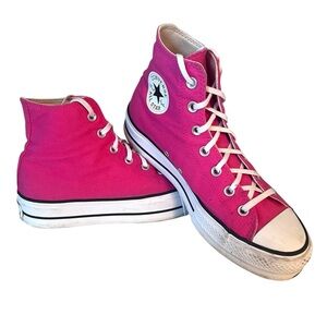 Converse Chuck Taylor All Star Lift Womens Size 9 Pink Athletic Shoes Sneakers